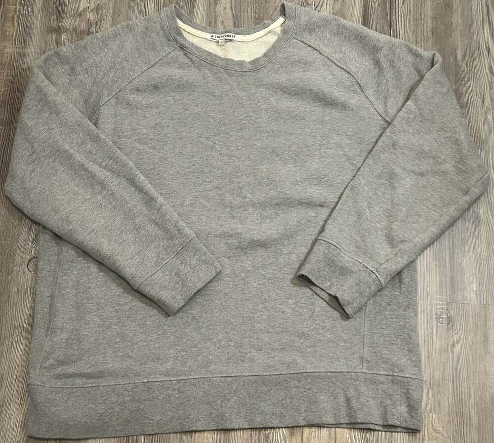 Richer Poorer Men's Quality Cotton Raglan Crewneck Sweatshirt
